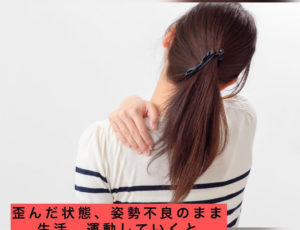 歪んだ状態、姿勢不良のまま生活・運動していくと起こるサイクル🌀